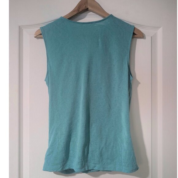 NEW! Athleta | Breezy Wrap Tank In Gulf Green - Picture 3 of 7